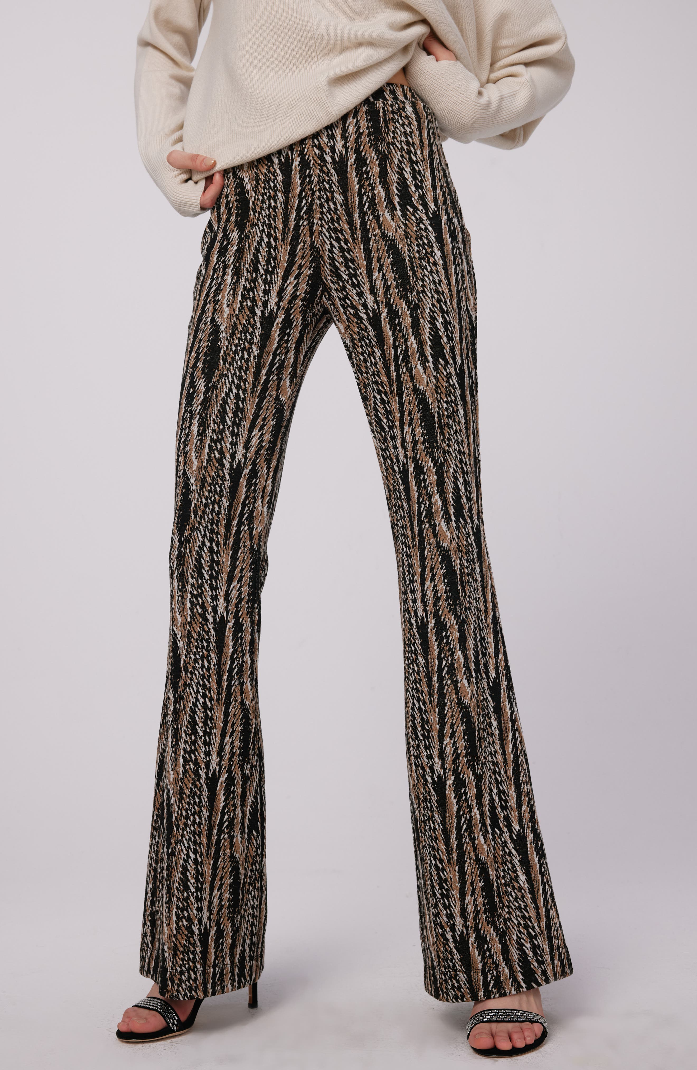 Burano Abstract Print Pants