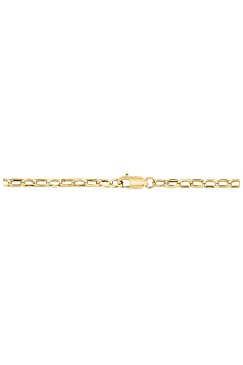 14K Yellow Gold Diamond & Baroque Freshwater Pearl Drop Pendant Necklace, Alternate, color, 14K Gold