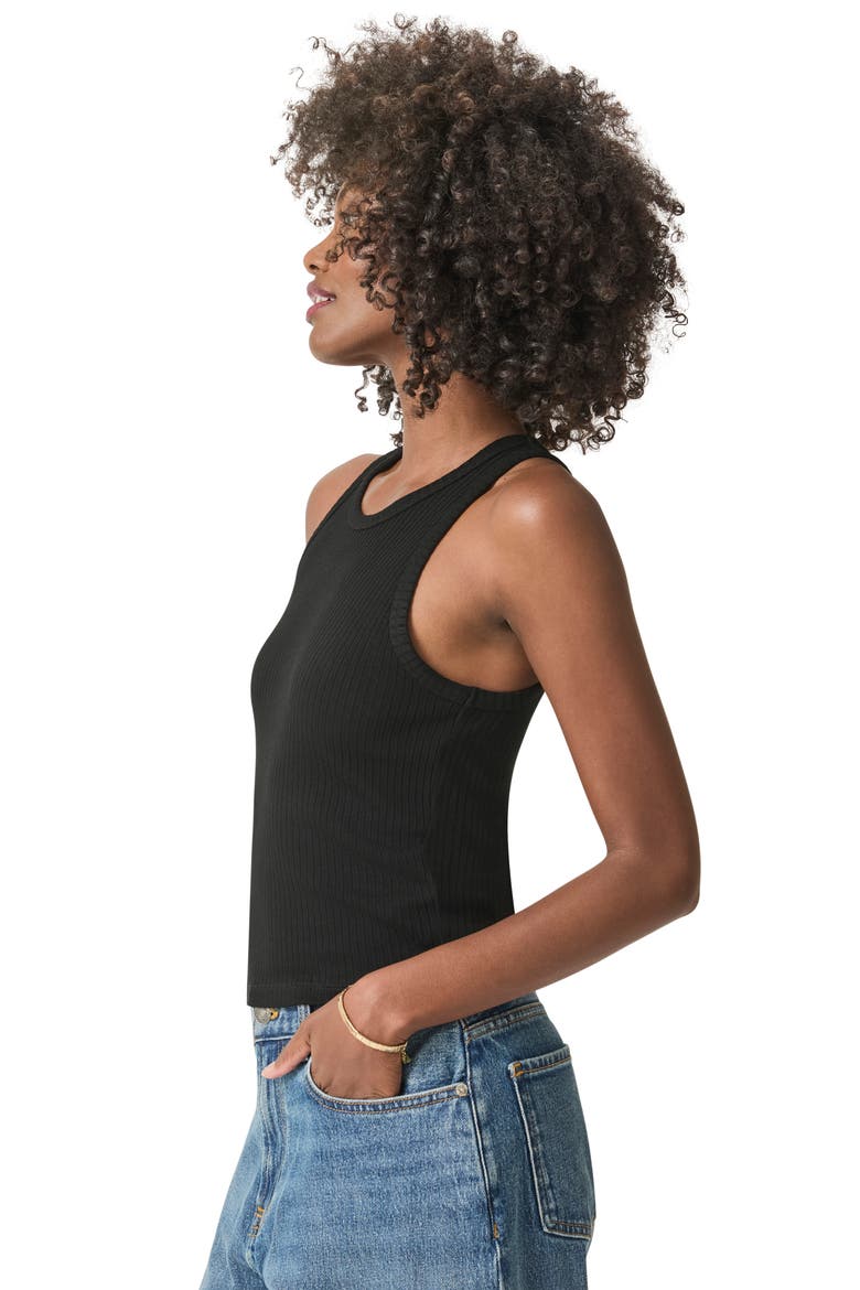 Supersoft Rib Tank, Alternate, color, BLACK