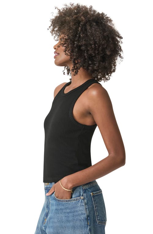 Splendid Ribbed Tank Top In Black