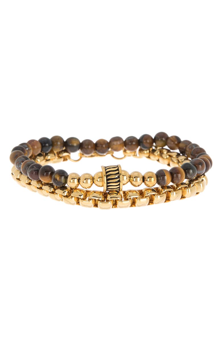 HMY JEWELRY Beaded Bracelets - Set of 2, Main, color, 