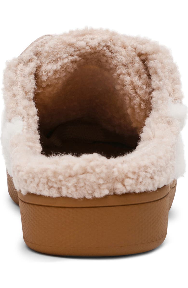 DV by Dolce Vita Vitally Faux Shearling Lined Mule Sneaker, Alternate, color, Light Camel Plush