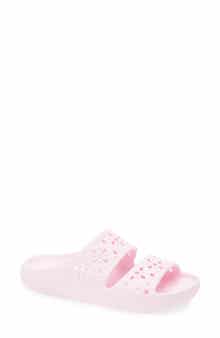 Classic Floral Cutout Slide Sandal