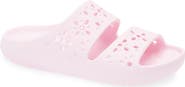 CROCS Classic Floral Cutout Slide Sandal