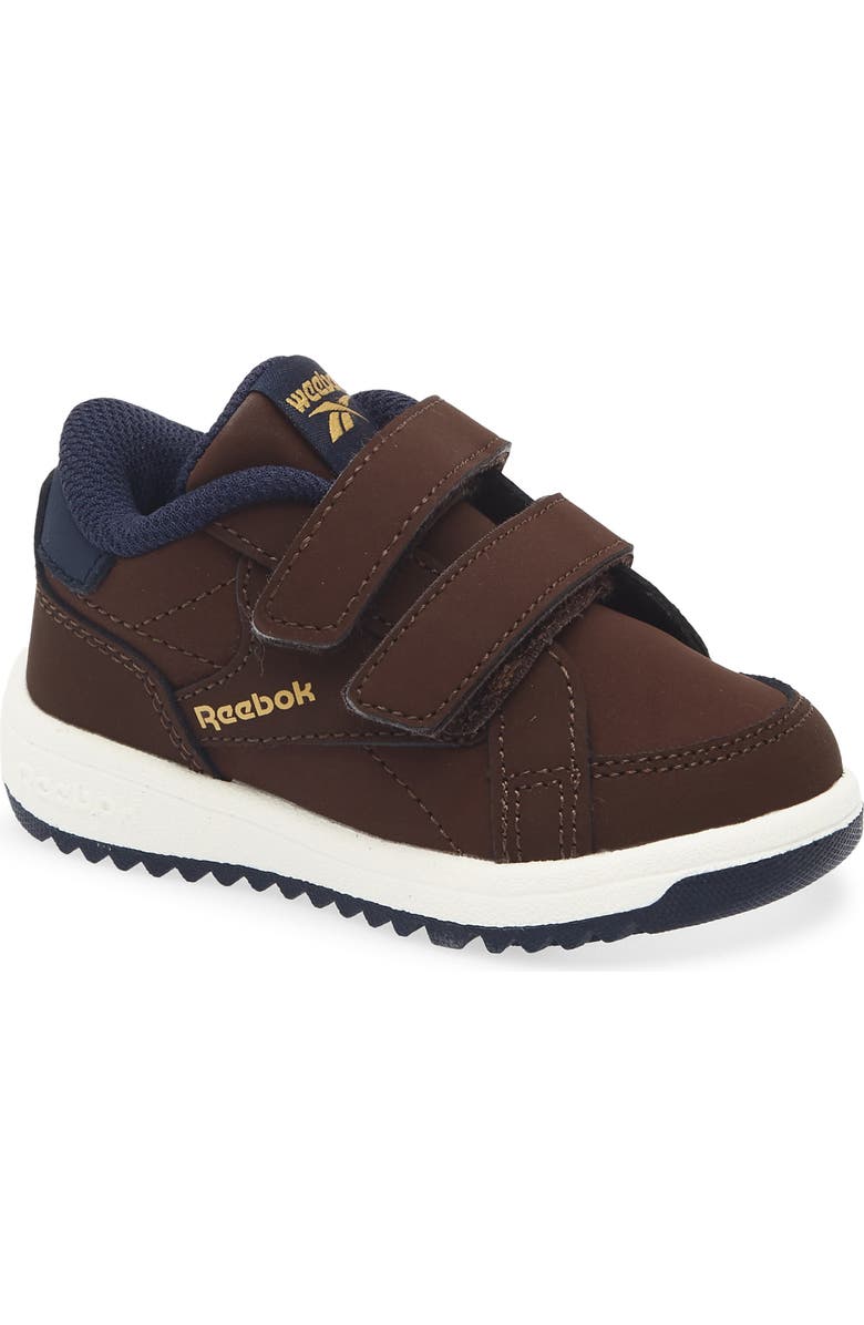 Reebok Kids' Weebok Clasp Sneaker, Main, color, Brown Navy Gold