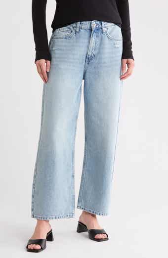 Lori Mid Rise Nonstetch Crop Jeans