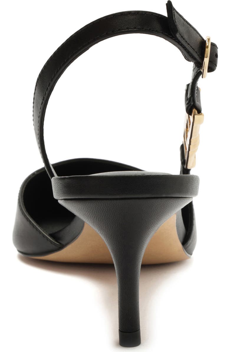 Arezzo Faye Half d'Orsay Pointed Toe Slingback Pump, Alternate, color, Black