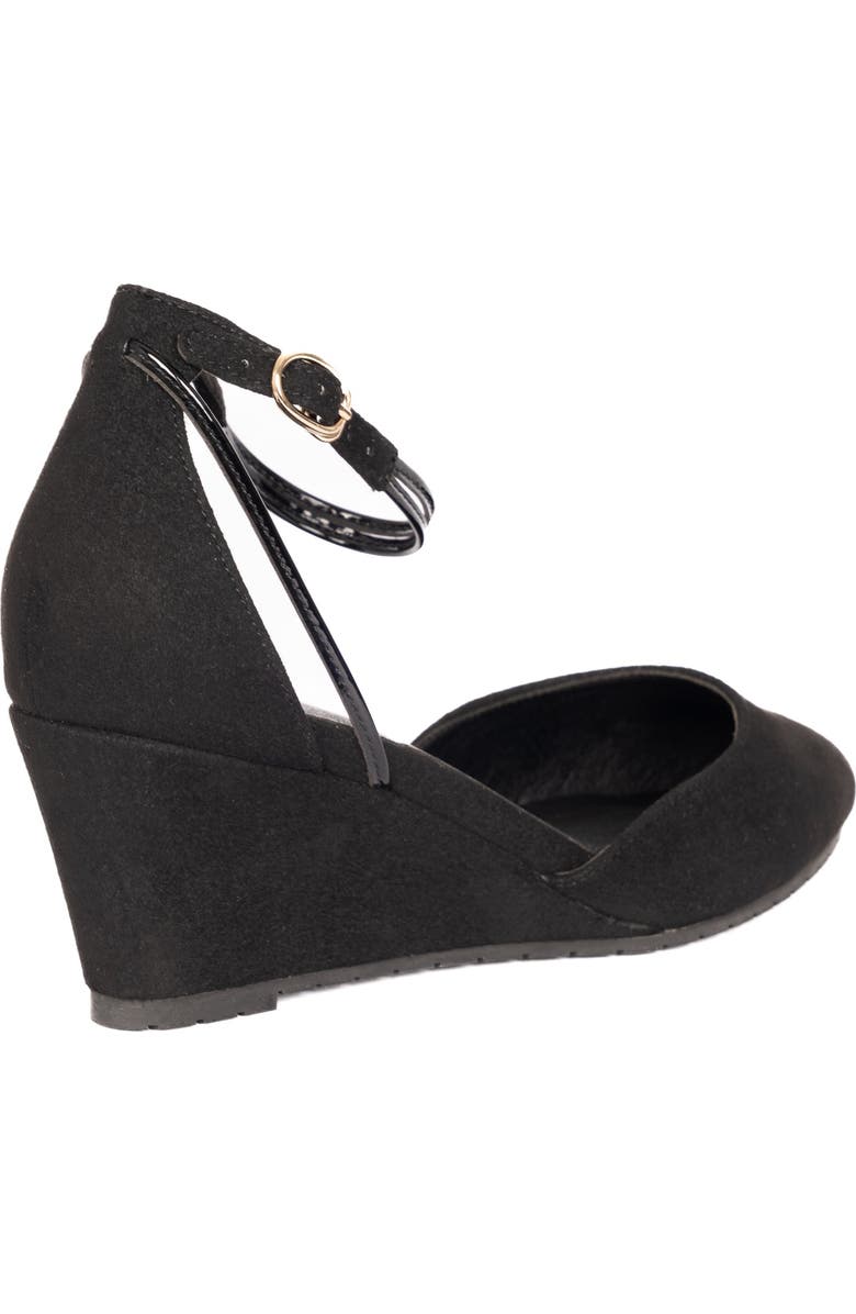 Steffie's Landmark Wedge Heel, Alternate, color, Space Black