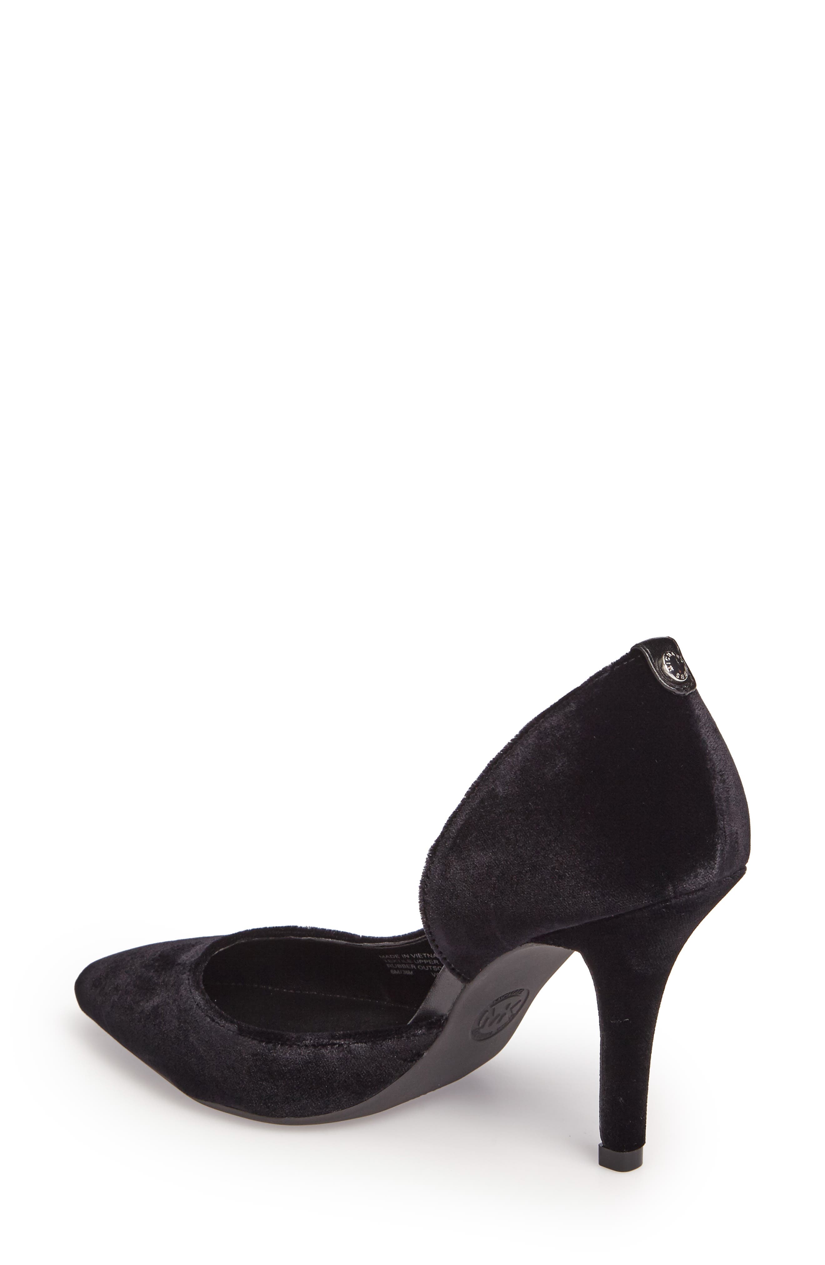MICHAEL Michael Kors 'Nathalie Flex' Half D'Orsay Pump, Alternate, color, 