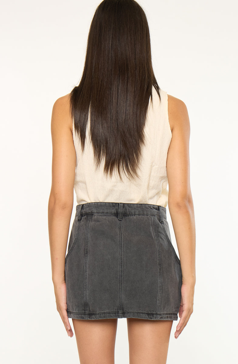 KanCan Elaine Mid Rise Mini Skirt, Alternate, color, Black