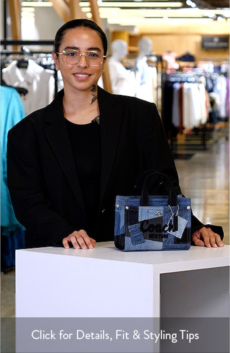 Patchwork Denim Cargo Tote 20, sales video thumbnail