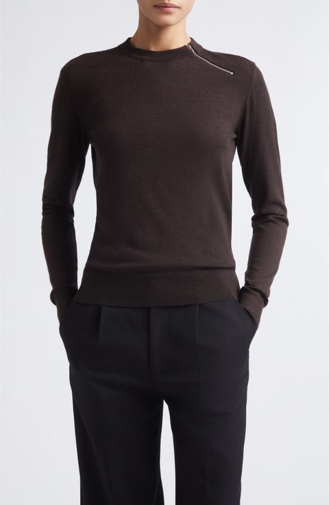 Bea Zip Virgin Wool Sweater