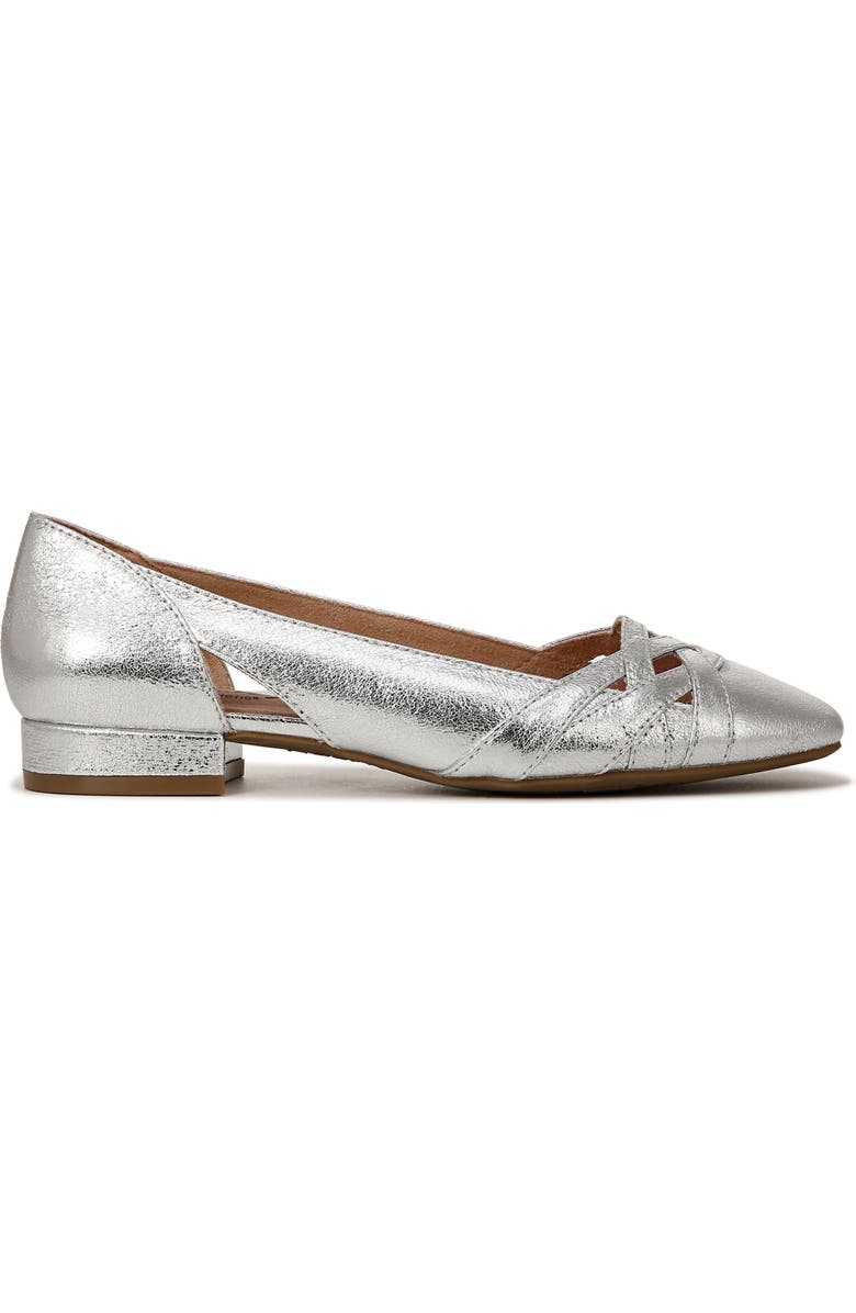 LifeStride Carmen Ballet Flat, Alternate, color, Silver