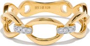 H.J. Namdar Alternating Diamond Link Ring