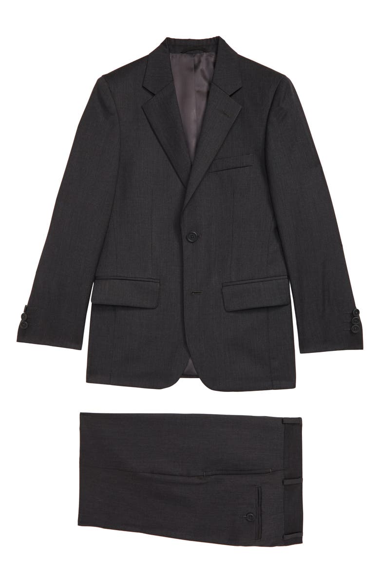 JB Jr. Two-Piece Charcoal Suit, Main, color, 