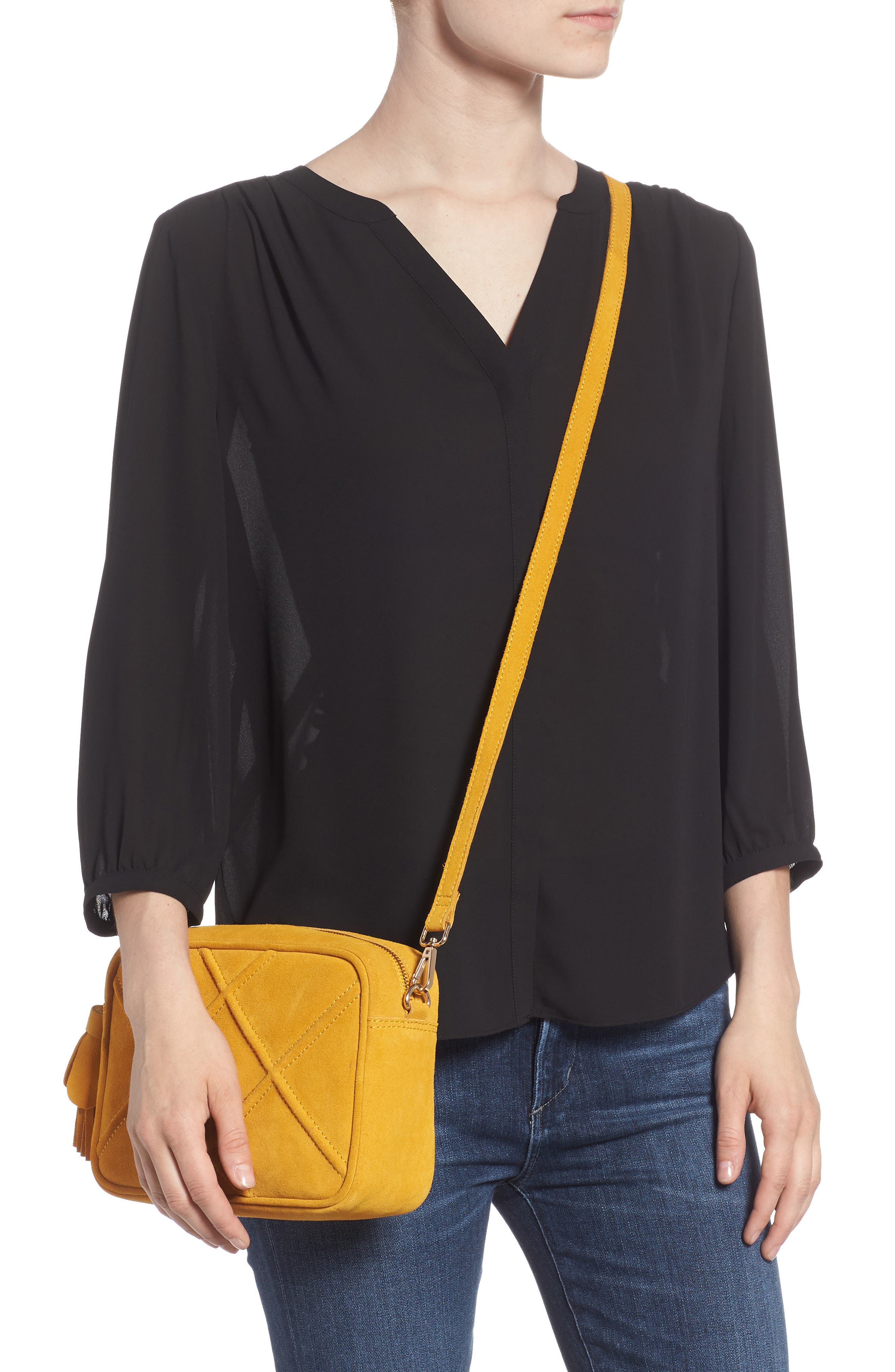 Leith Quilted Leather Crossbody Bag, Alternate, color, 