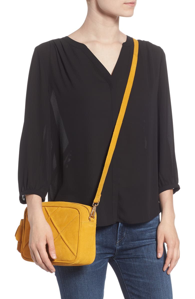 Leith Quilted Leather Crossbody Bag, Alternate, color,