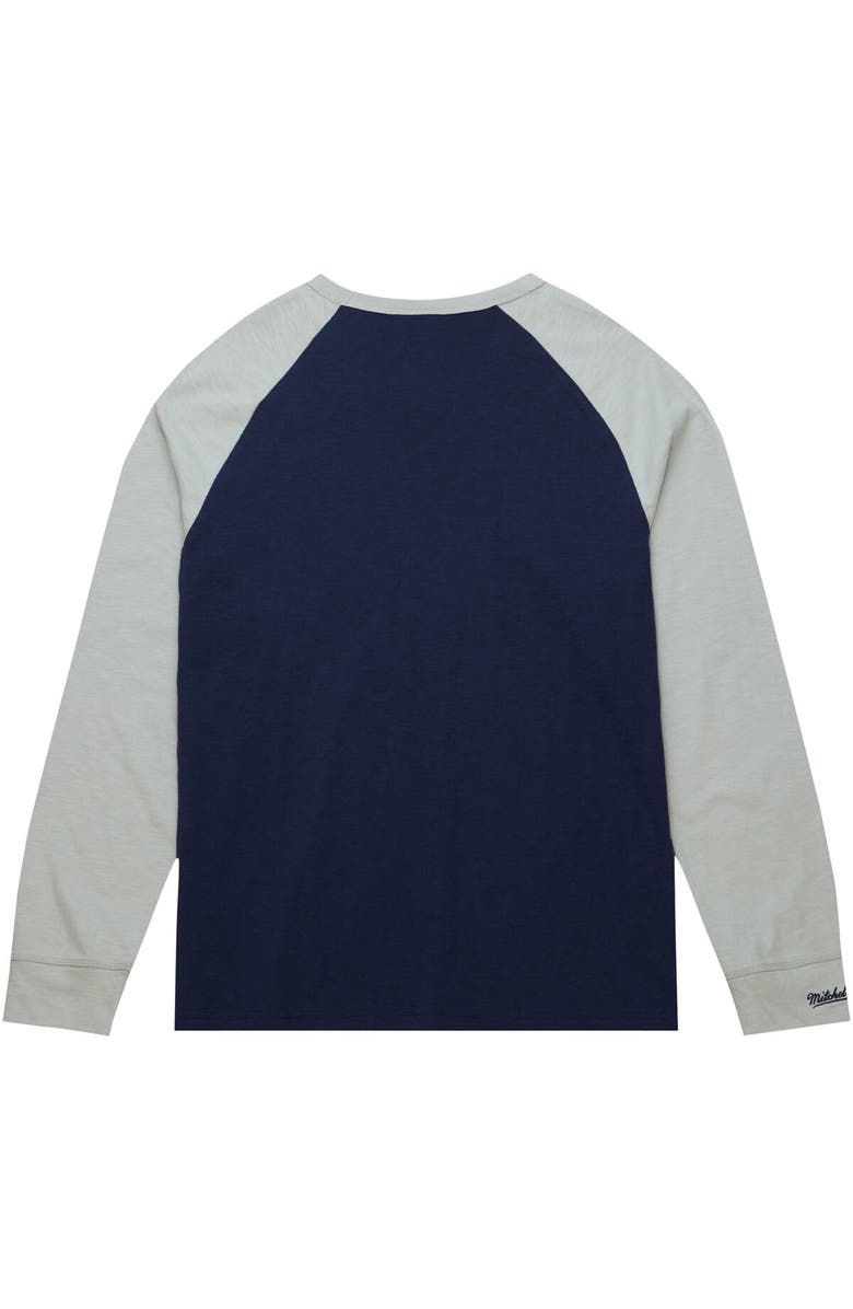 Mitchell & Ness Men's Mitchell & Ness Navy Penn State Nittany Lions Legendary Slub Raglan Long Sleeve T-Shirt, Alternate, color, 