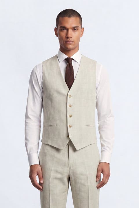 Beckford Slim Fit Check Waistcoat