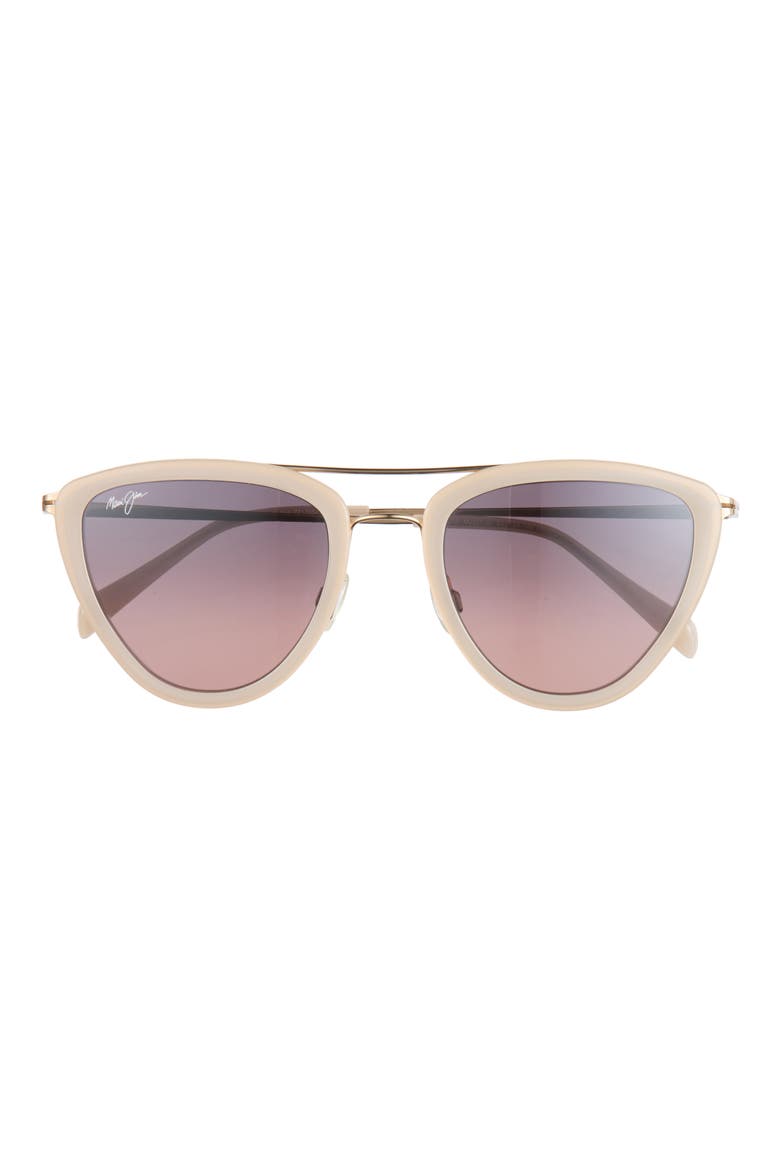 Polarized Round Sunglasses, Main, color, BLUE BLUE BLUE