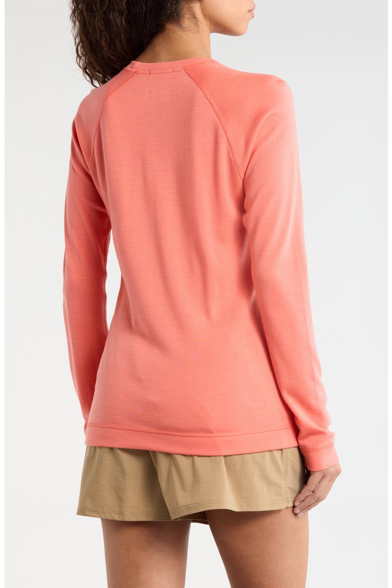 Classic Thermal Merino Base Layer Long Sleeve Top, Alternate, color, CORAL REEF
