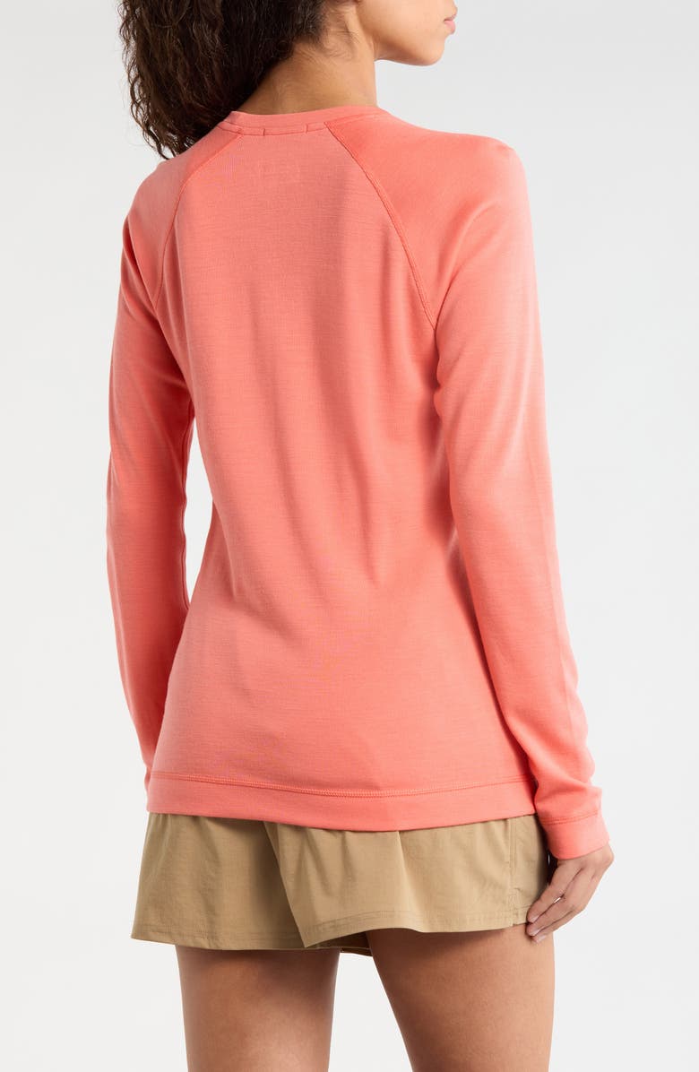 Smartwool Classic Thermal Merino Base Layer Long Sleeve Top, Alternate, color, Coral Reef