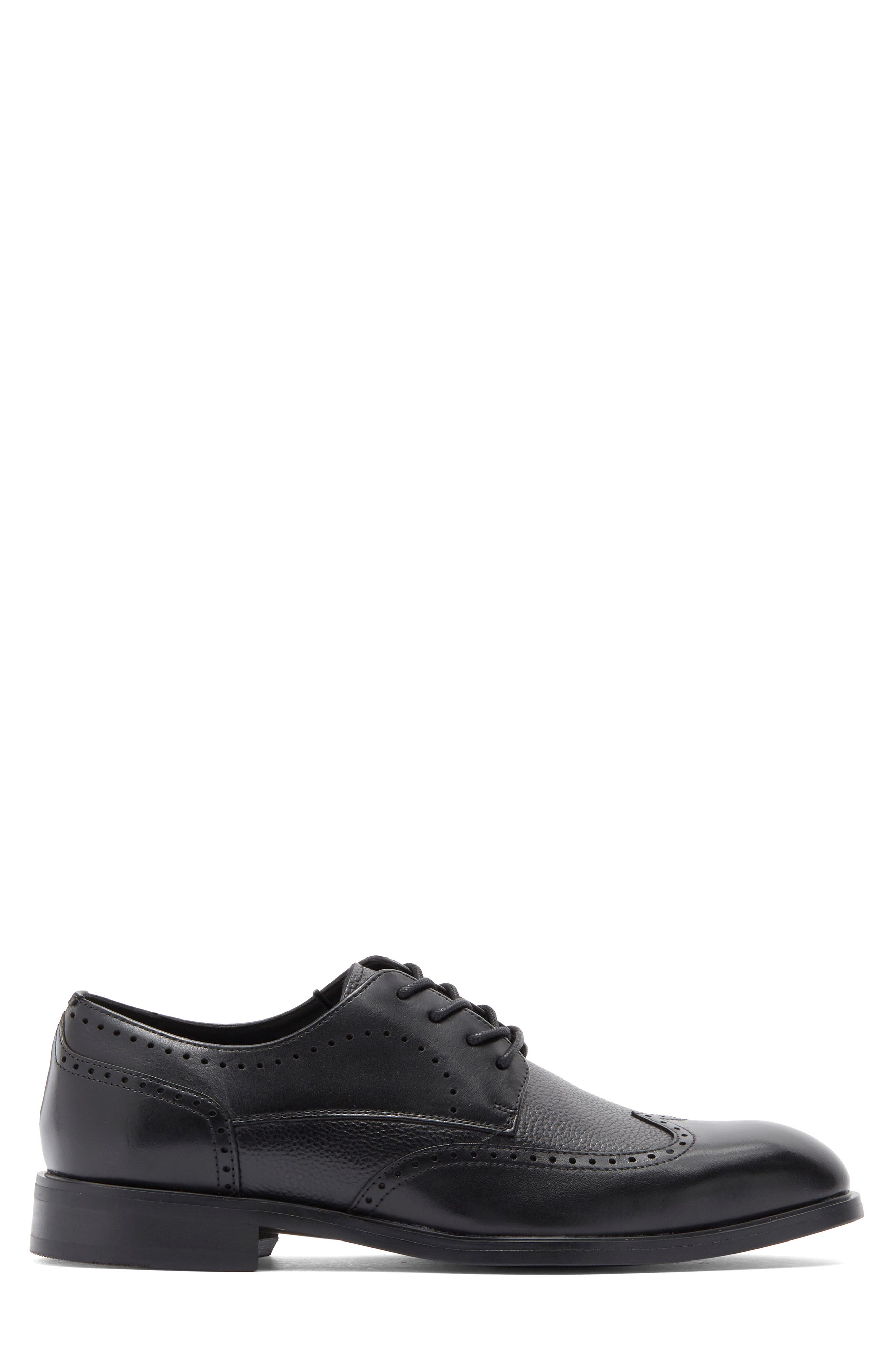 NORDSTROM RACK Gideon Wingtip Brogued Derby, Alternate, color, 