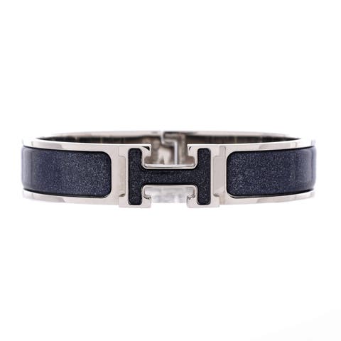 Clic Clac H Bracelet Glitter Enamel Narrow
