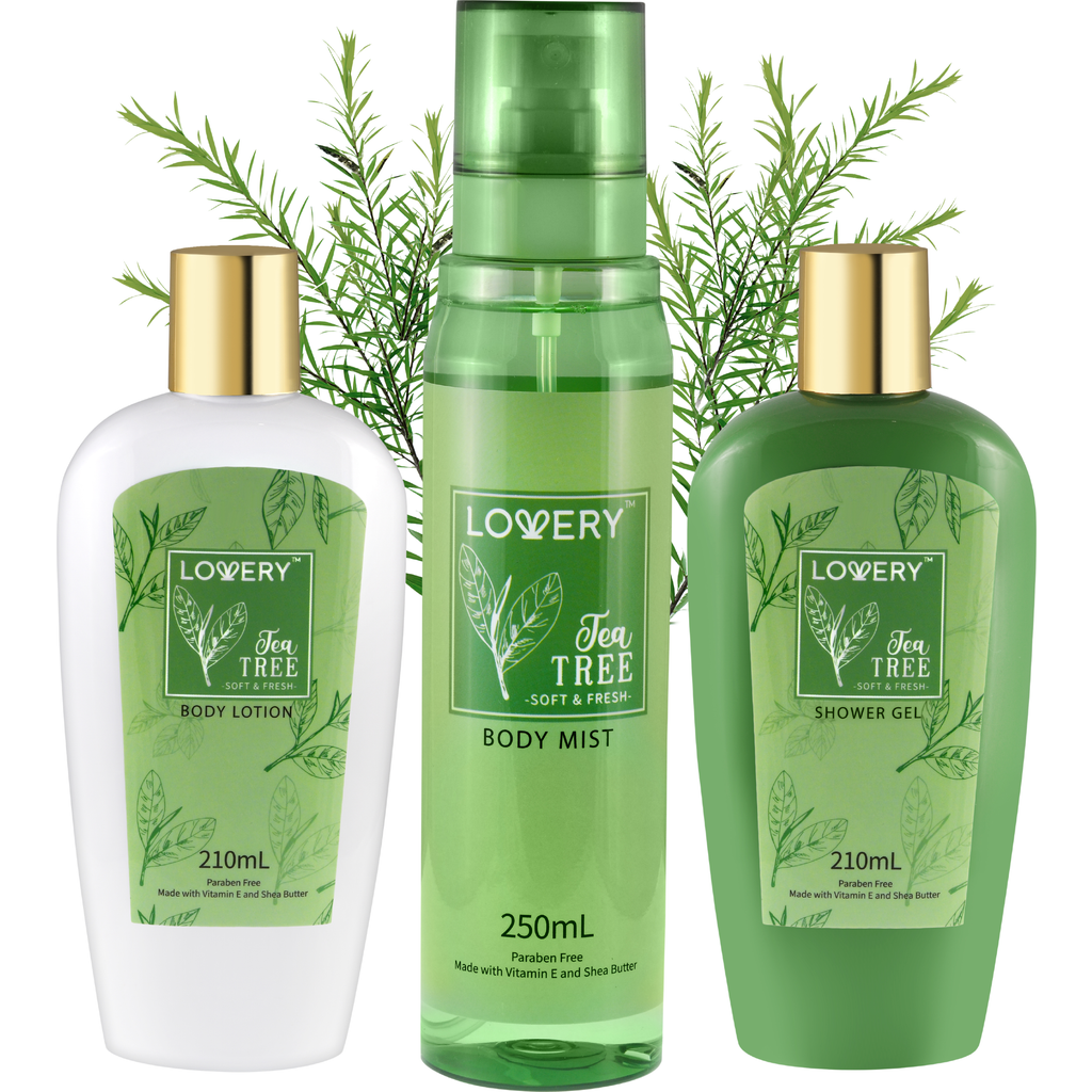Lovery 3-piece Tea Tree Body Care Set In Multi