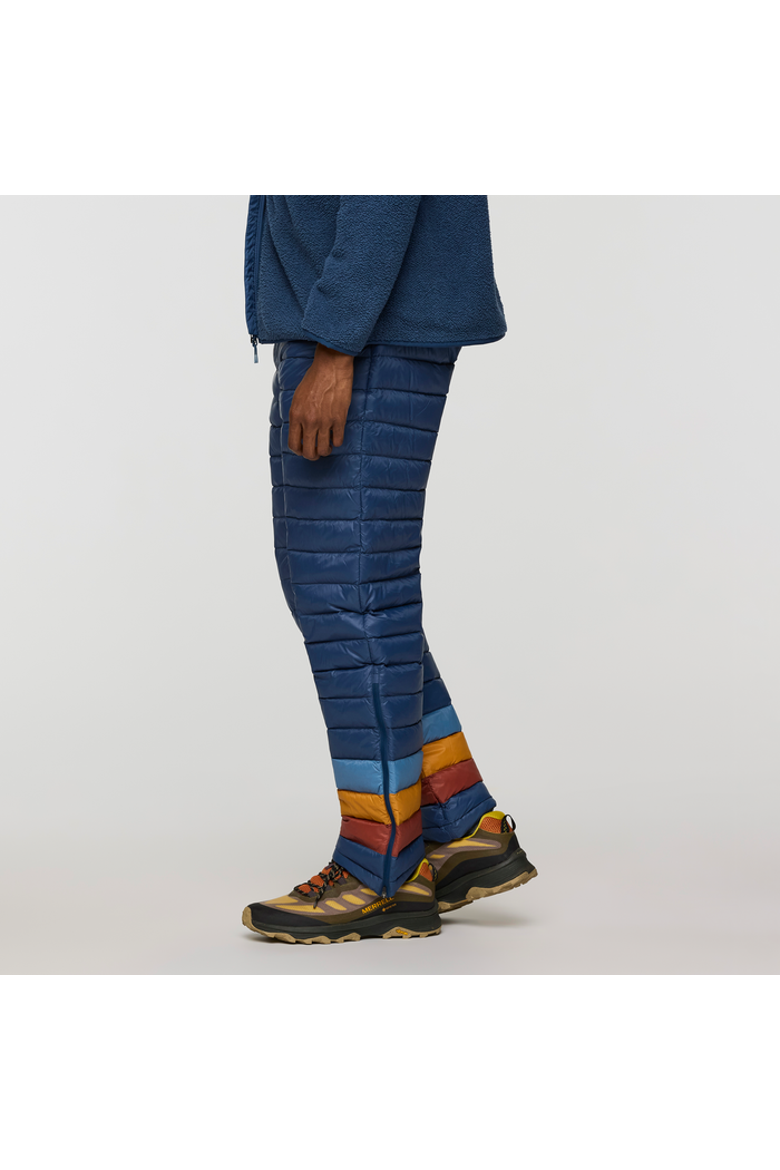 Fuego Down Pant - Men's, Alternate, color, Deep Sea Stripes