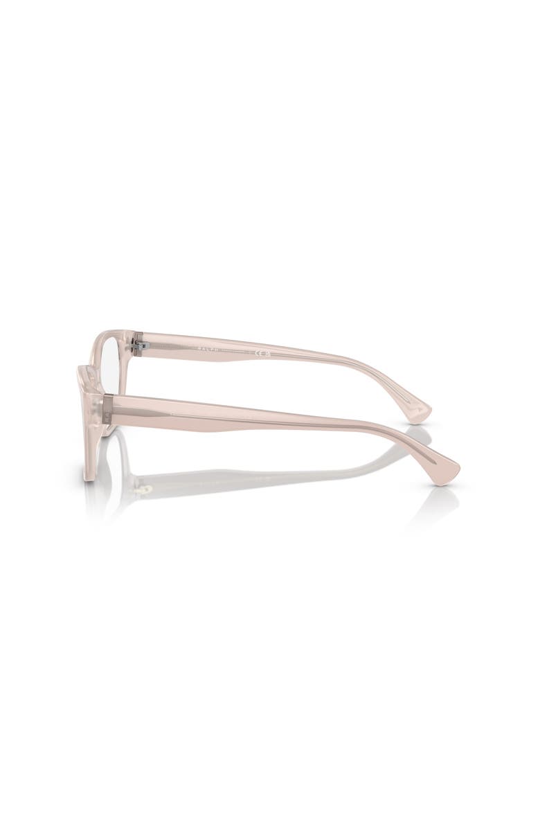 RALPH 55mm Rectangle optical glasses, Alternate, color, Pink