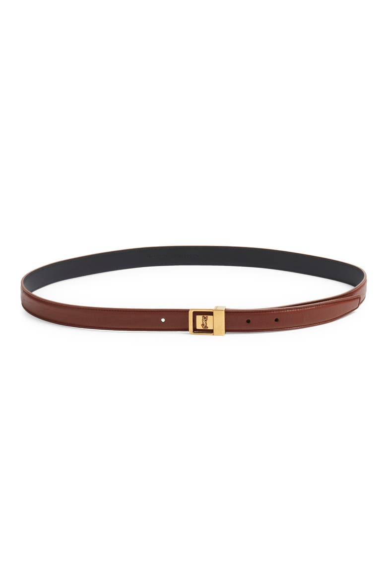 La 66 Buckle Leather Belt, Main, color, WET CLAY