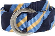 Robert Talbott Buckley Signature Repp Ribbon Belt