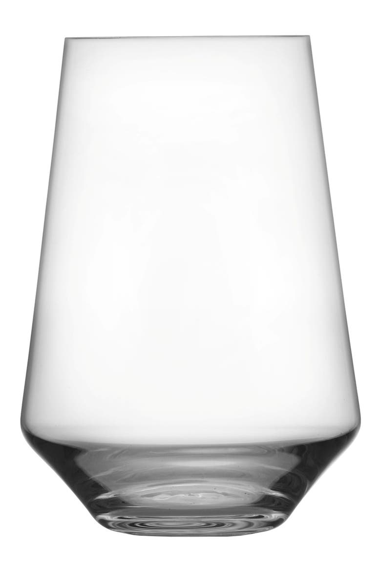 'Pure' Stemless Wine Tumbler, Main, color, CLEAR