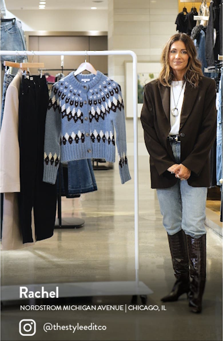 Christina Fair Isle Cardigan, sales video thumbnail