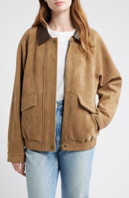Thread & Supply Faux Suede Chore Coat