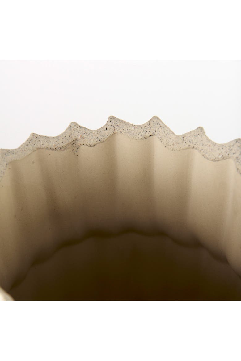 Cardon Ceramic Vase, Alternate, color, Cream