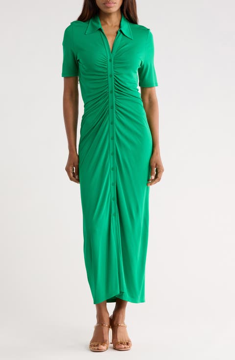 Zoey Ruched Maxi Dress