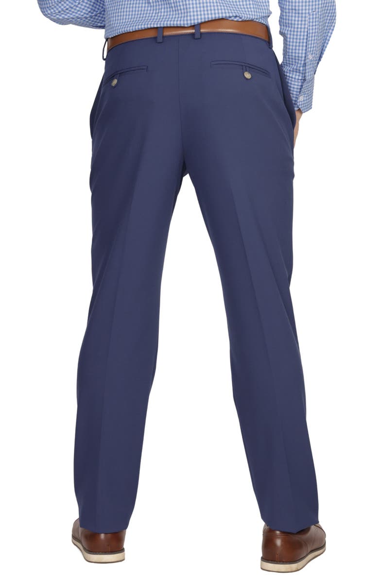 TailorByrd Classic Fit Flat Front Dress Pants, Alternate, color, Indigo Blue