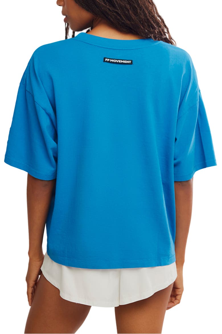 FP Movement Tackle Cotton T-Shirt, Alternate, color, LIGHT COBALT