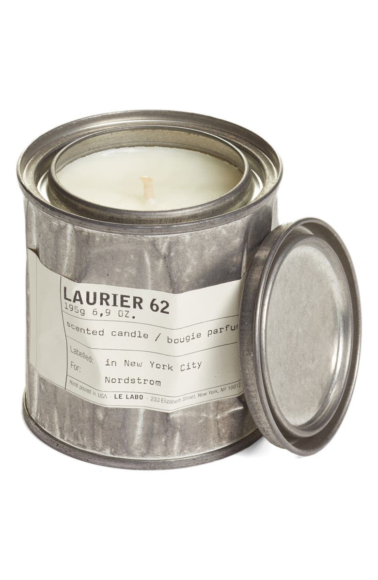 Le Labo 'Laurier 62' Vintage Candle Tin, Alternate, color, 