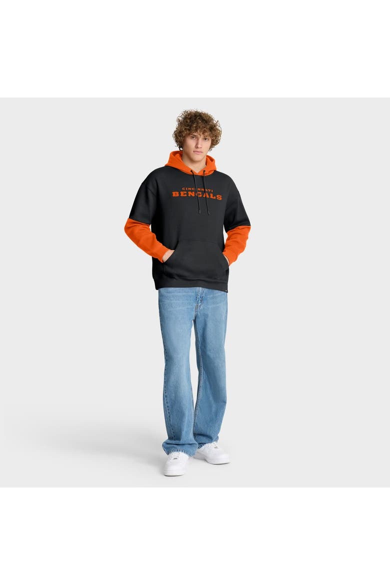 Men's Fanatics Black Cincinnati Bengals Helmet Pullover Hoodie, Alternate, color, Black