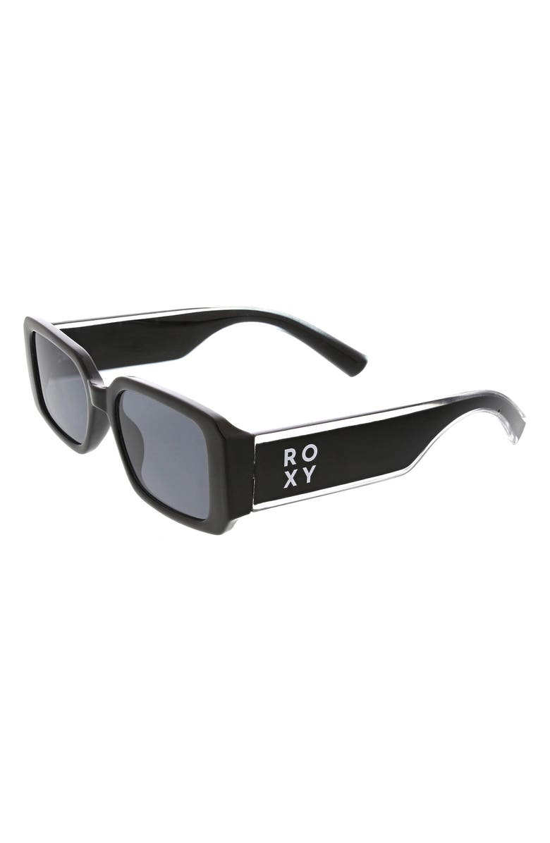 Roxy 50mm Rectangular Sunglasses, Main, color, 