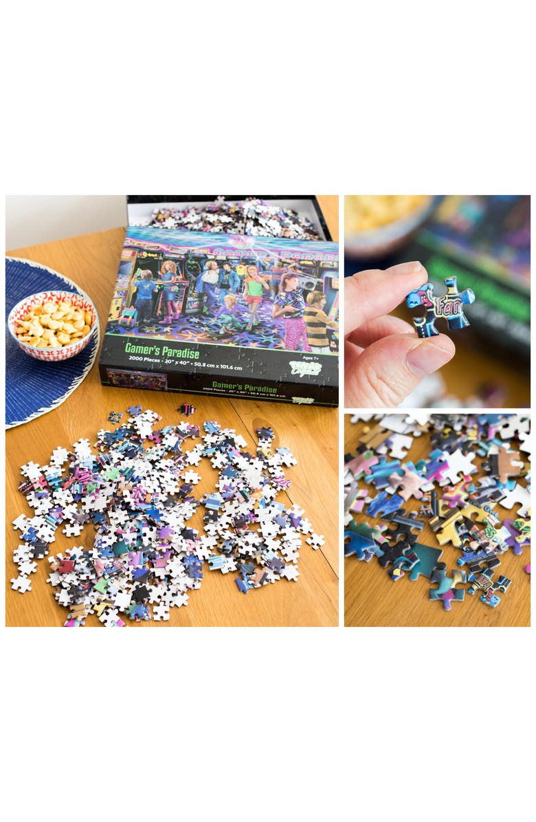 Toynk Gamers Paradise '80s Retro Arcade 2000 Piece Jigsaw Puzzle, Alternate, color, Multi-Color