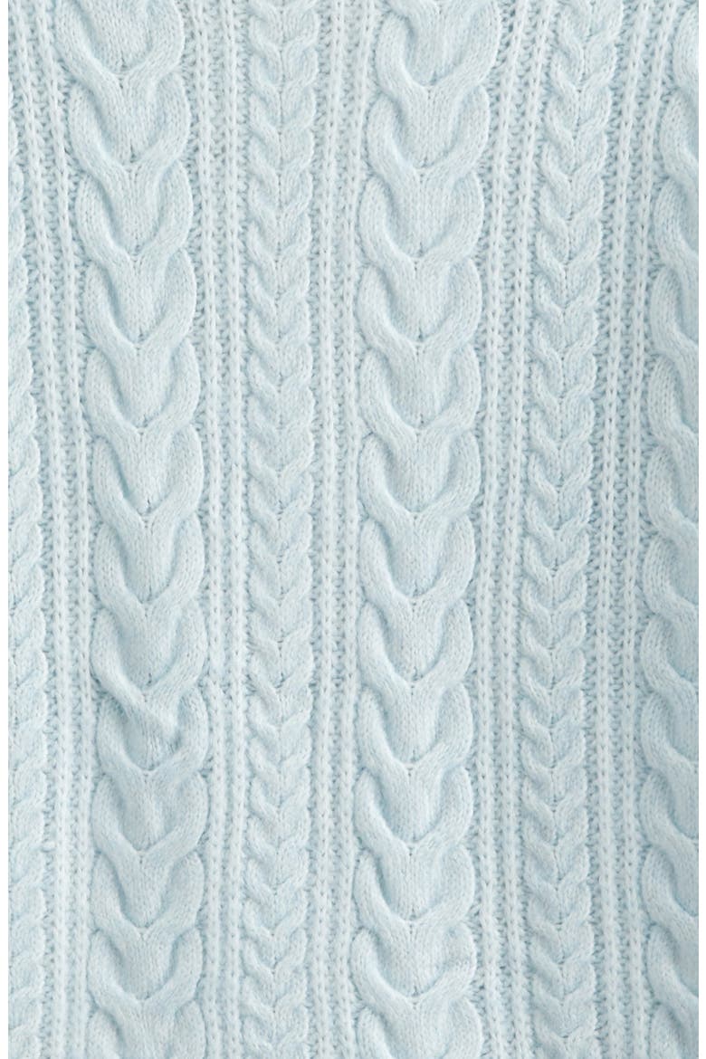 Kids' Oversize Cable Cardigan, Alternate, color, BLUE DELICATE