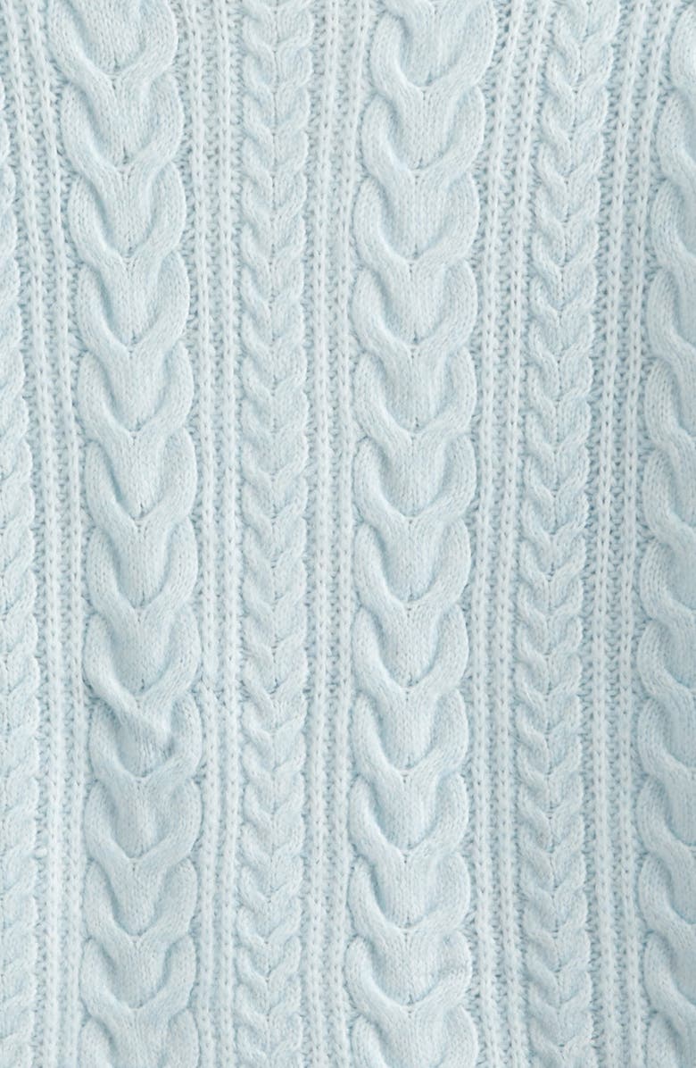 Nordstrom Kids' Oversize Cable Cardigan, Alternate, color, Blue Delicate