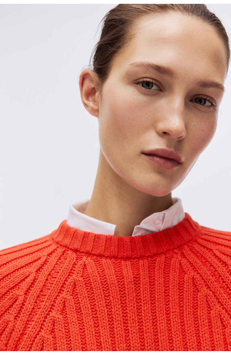 H&M Rib-knit Jumper, Alternate, color, Bright Red