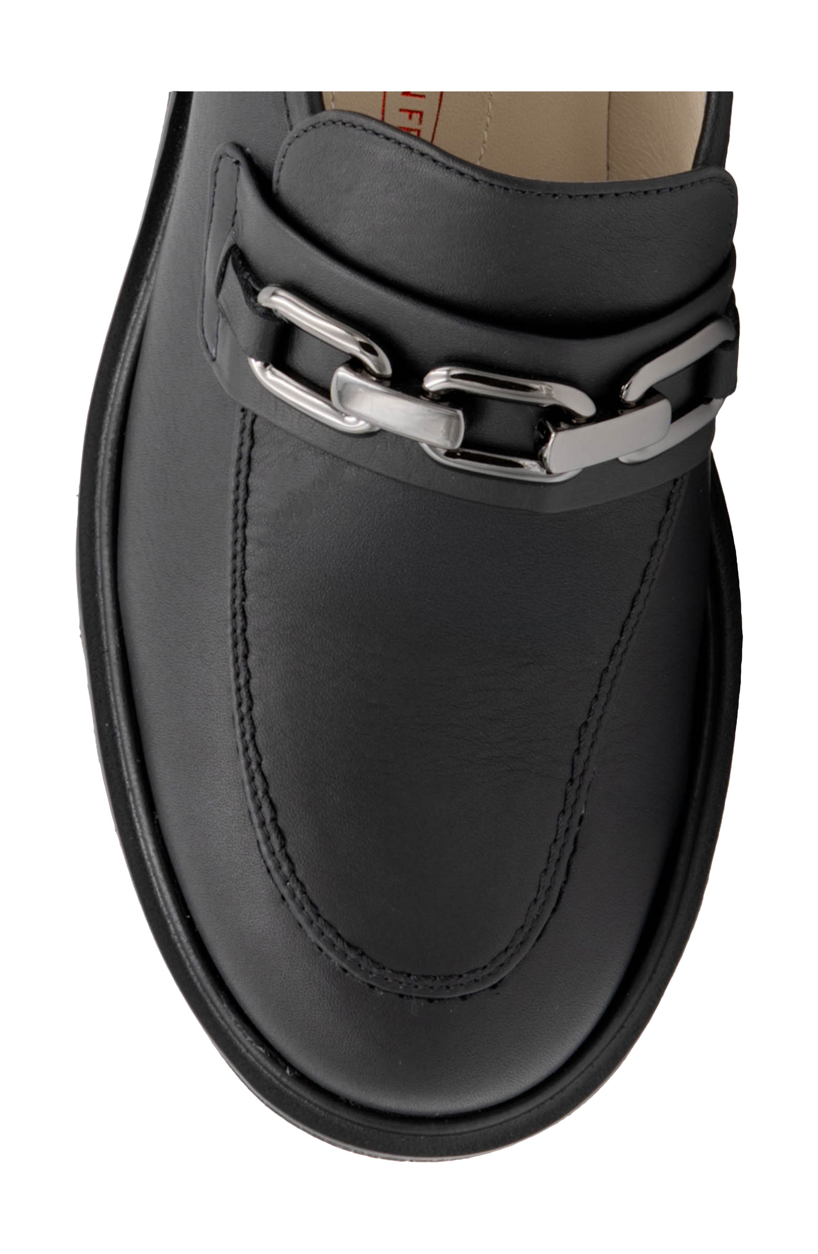 Amalfi by Rangoni Rimini Lug Sole Loafer, Alternate, color, Black Vapor