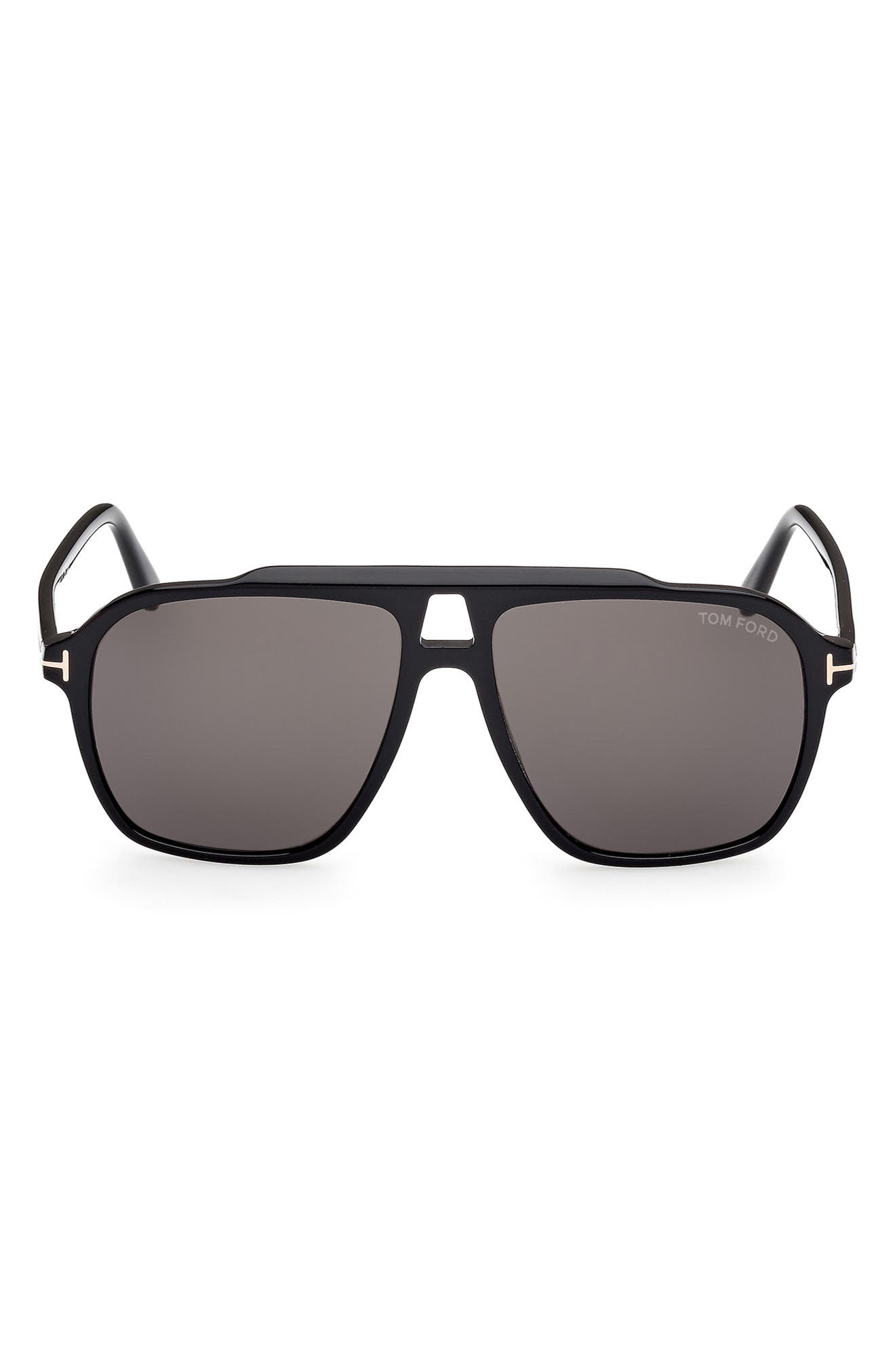 TOM FORD Autari 56mm Navigator Sunglasses
