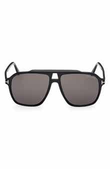 TOM FORD Autari 56mm Navigator Sunglasses